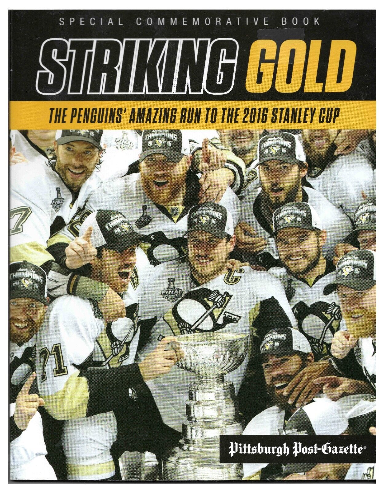 2016 Pittsburgh Penguins Post Gazette Stanley Cup Commemorative Book