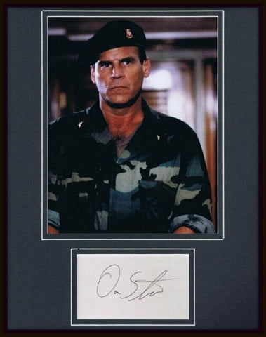 Don Stroud Signed Framed 11x14 Photo Display James Bond License to Kill