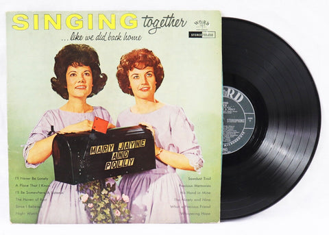 VINTAGE Mary Jayne and Polly Singing Together LP Vinyl Record Album WST8300