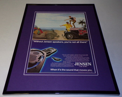 1983 Jensen Car Audio Framed 11x14 ORIGINAL Advertisement