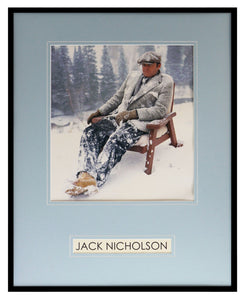 Jack Nicholson in the Snow 16x20 Framed Photo Display