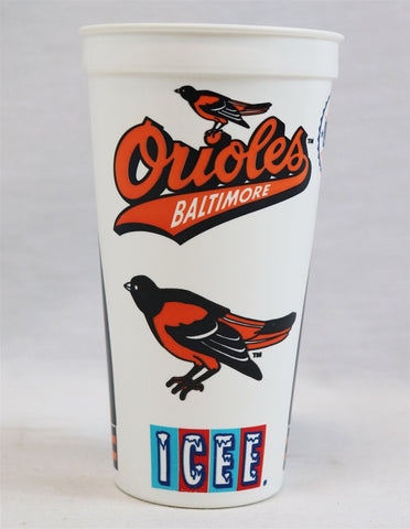 VINTAGE Baltimore Orioles / Icee Large Plastic Cup