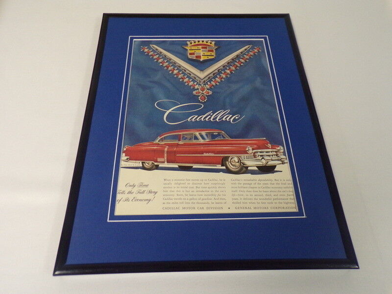 1951 Cadillac Framed 11x14 ORIGINAL Advertisement