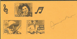 Junior Brown Signed Country Music Card