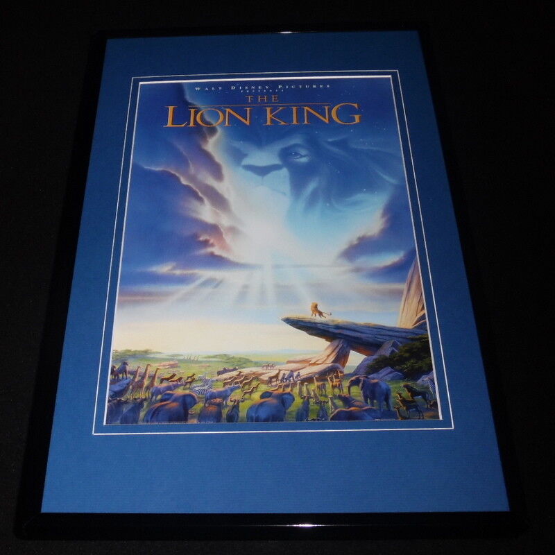 The Lion King Framed 11x17 Repro Poster Display James Earl Jones