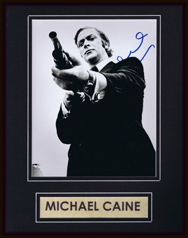 Michael Caine Signed Framed 11x14 Photo Display JSA 