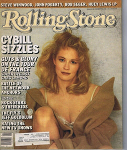 VINTAGE Oct 9 1986 Rolling Stone Magazine #484 Cybill Shepherd Bob Seger