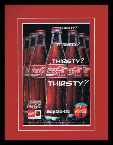 1993 Coca Cola / NHL Framed 11x14 ORIGINAL Vintage Advertisement