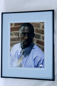 Idris Elba Signed Framed 16x20 Photo Display JSA The Wire Stringer Bell