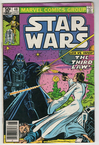 Star Wars #48 Vintage 1981 Marvel Comics Princess Leia Darth Vader