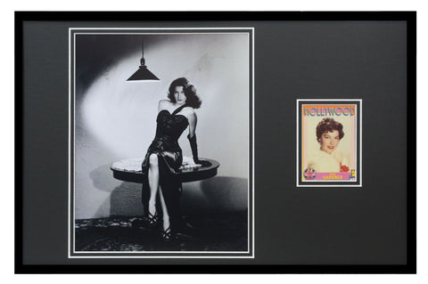 Ava Gardner Framed 11x17 Vintage Starline Trading Card + Photo Display 