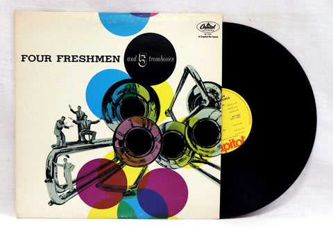 VINTAGE Four Freshmen & Five Trombones LP Vinyl Record Album SM-11639