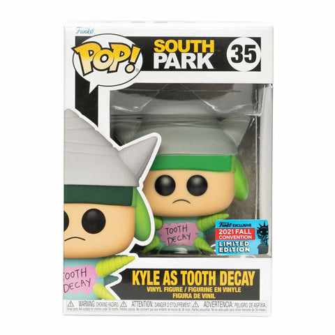 NEW 2021 Funko Pop Figure South Park Kyle Tooth Decay Convention Exclusive