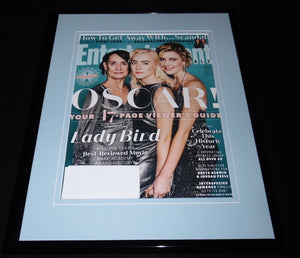 Lady Bird Cast Framed ORIGINAL 2018 Entertainment Weekly Cover Greta Gerwig