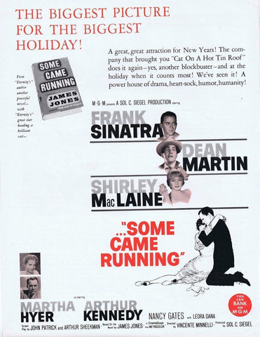 Some Came Running 1958 ORIGINAL Vintage 9x12 Industry Ad Frank Sinatra D Martin