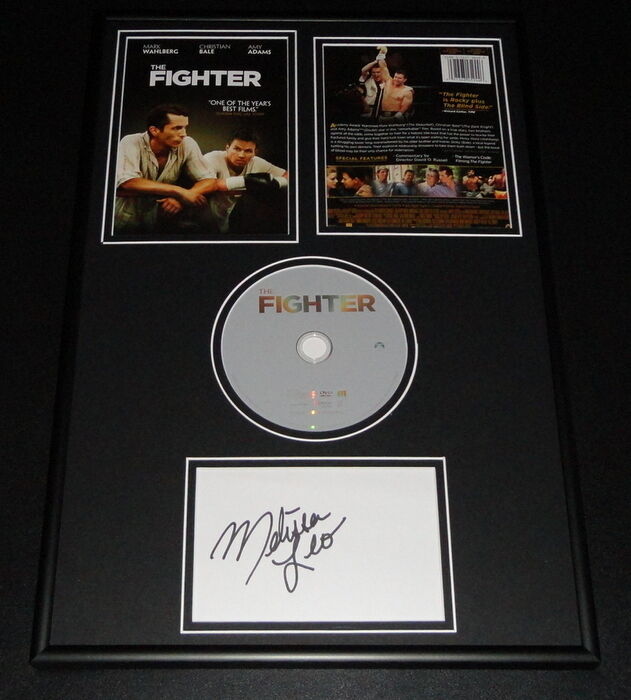 Melissa Leo Signed Framed 12x18 The Fighter DVD & Photo Set