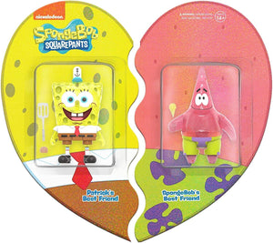 NEW SEALED 2022 Super7 Spongebob Squarepants & Patrick BFF Reaction Figure Set