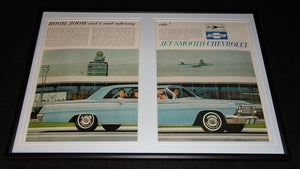 1962 Chevrolet Jet Smooth Framed 12x18 ORIGINAL Advertising Display 