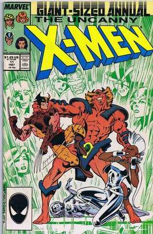 X-Men Annual #11 ORIGINAL Vintage 1987 Marvel Comics 