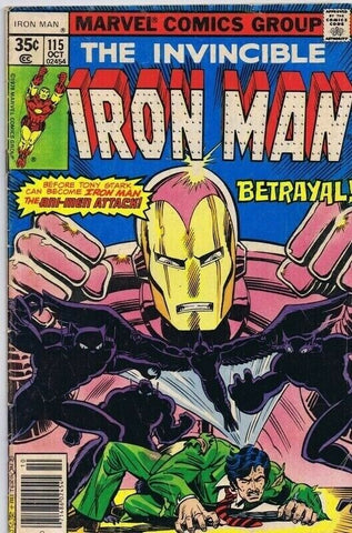 Iron Man #115 ORIGINAL Vintage 1978 Marvel Comics 