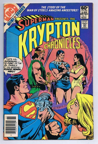 Superman Krypton Chronicles #3 ORIGINAL Vintage 1981 DC Comics  