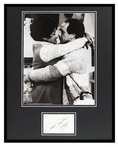 Isabel Sanford Signed Framed 16x20 Photo Display The Jeffersons Weezy Inscript