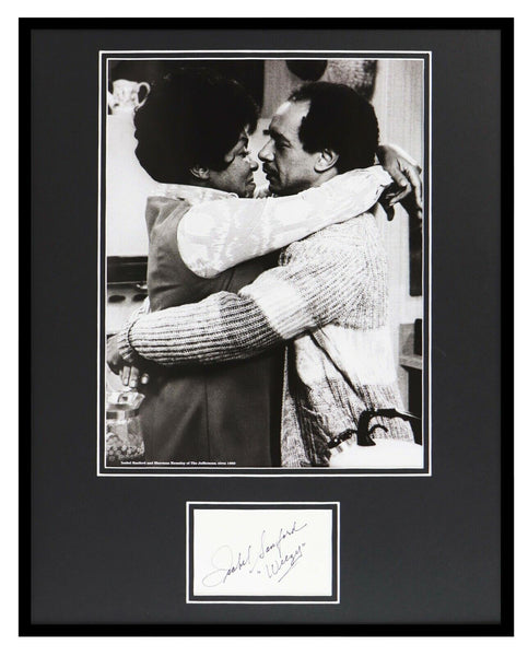 Isabel Sanford Signed Framed 16x20 Photo Display The Jeffersons Weezy Inscript