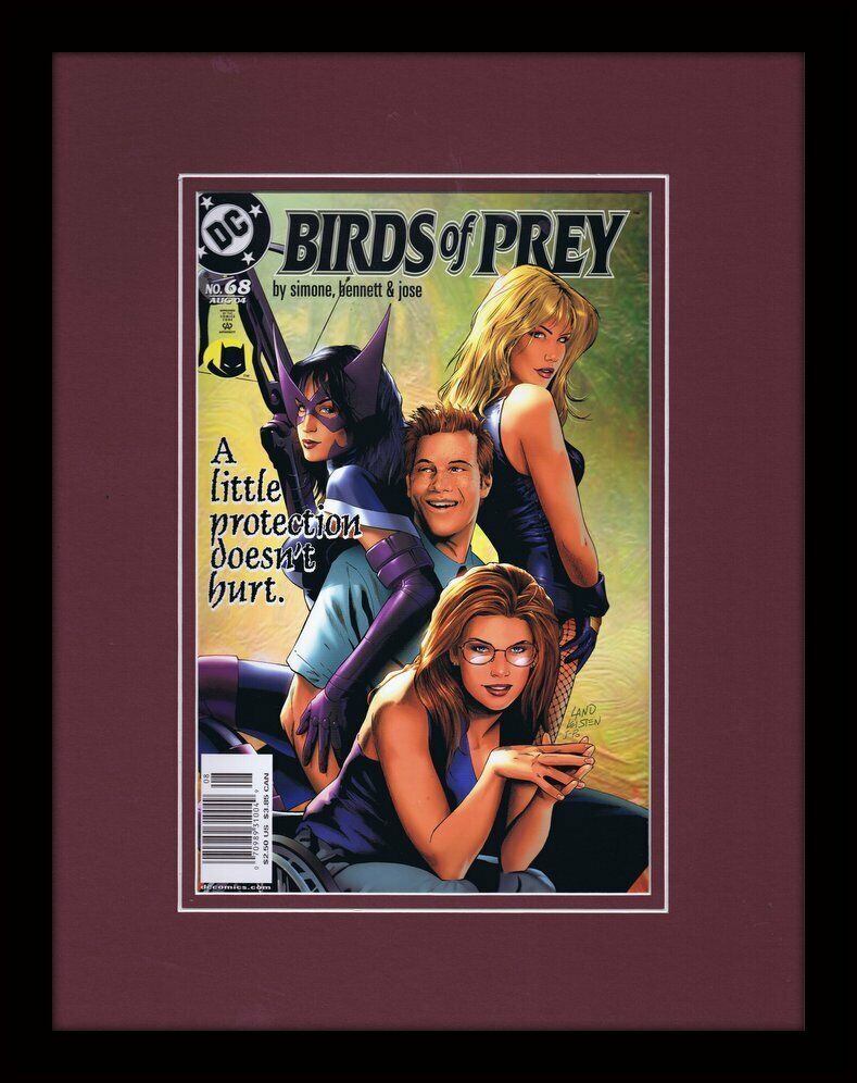 Birds of Prey #68 DC Framed 11x14 Repro Cover Display Good Girl Art GGA