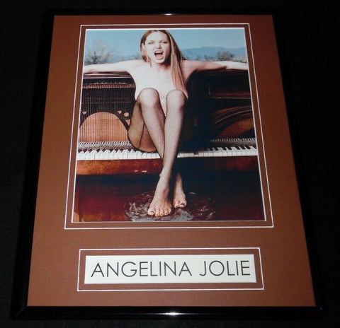 Angelina Jolie 11x14 Framed Stockings Photo Display 