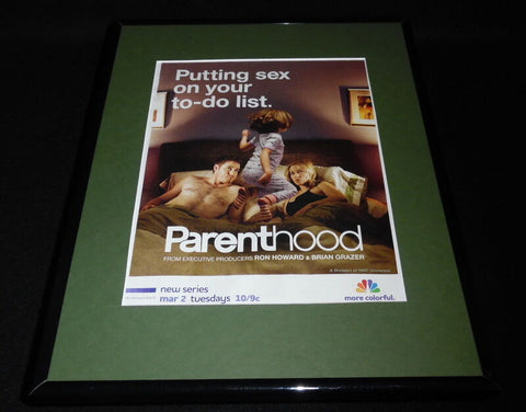 Parenthood 2010 NBC Framed 11x14 ORIGINAL Advertisement Erika Christensen