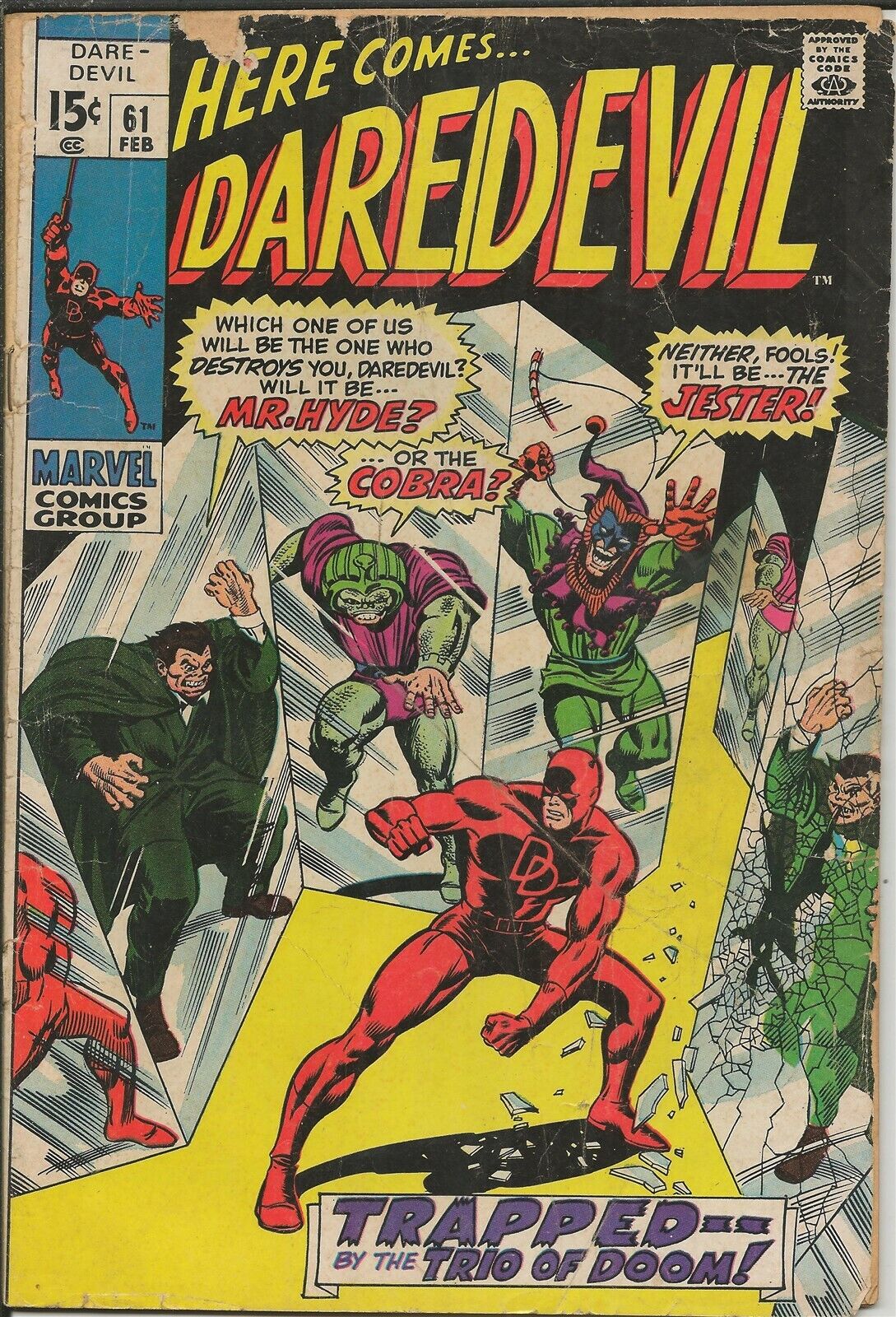 Daredevil #61 VINTAGE 1970 Marvel Comics 