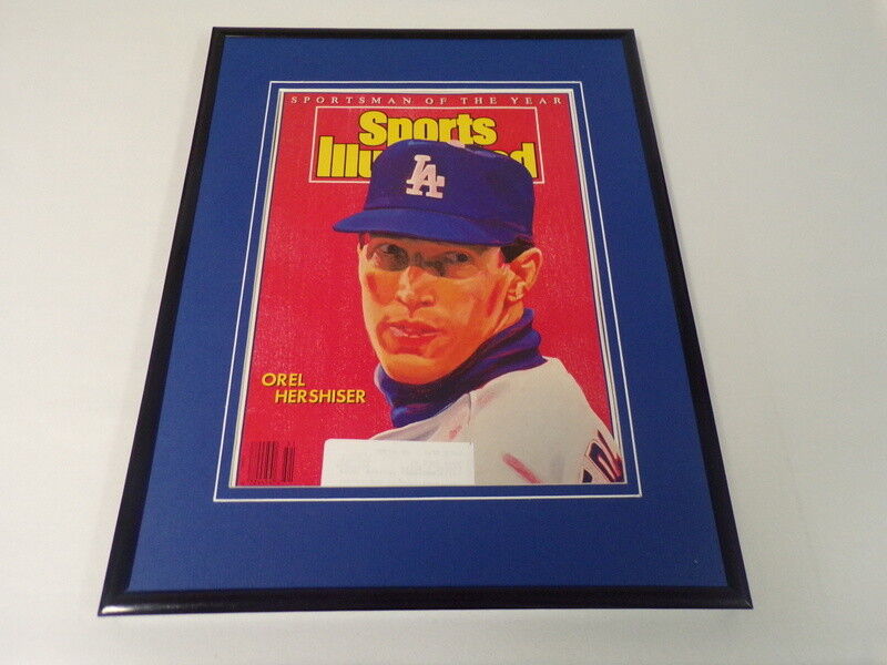 Orel Hershiser 11x14 Framed ORIGINAL 1988 Sports Illustrated Cover Dodgers