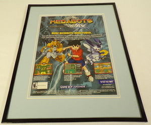 Medabots 2002 Game Boy Advance Framed 11x14 ORIGINAL Advertisement 