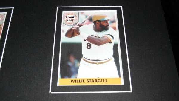 Willie Stargell Framed 16x20 Photo & Card Set Display Pittsburgh Pirates