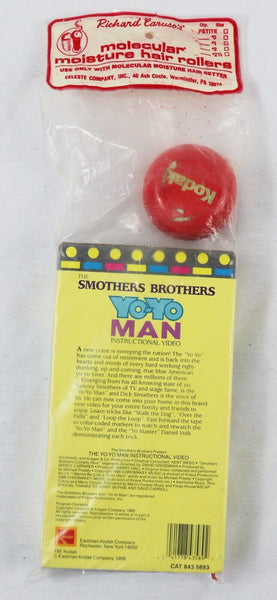 VINTAGE SEALED 1988 Kodak Smothers Brothers Yo-Yo Man VHS Cassette & Yo-Yo Set