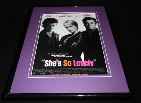 She's So Lovely 1997 Framed 11x14 ORIGINAL Advertisement Sean Penn Robin Wright 