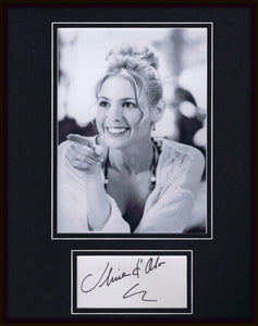 Olivia D'Abo Signed Framed 11x14 Photo Display Wonder Years Greedy