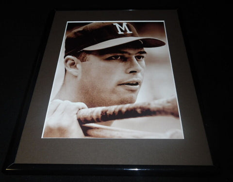 Eddie Mathews Braves Framed 11x14 Photo Display 