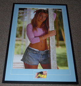 Britney Spears Signed Framed 28x41 Poster Display PSA/DNA