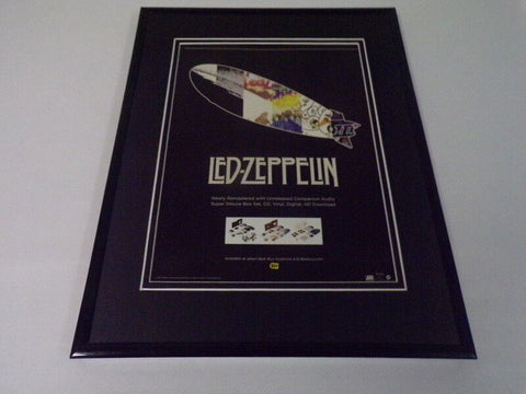 2014 Led Zeppelin 11x14 Framed ORIGINAL Advertisement