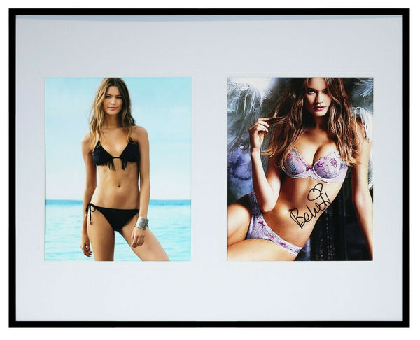 Behati Prinsloo Signed Framed 16x20 Bikini Photo Display JSA 