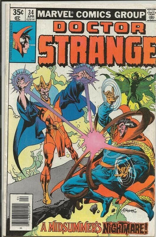 Doctor Strange #34 ORIGINAL Vintage 1979 Marvel Comics 