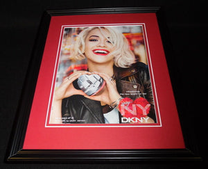 Rita Ora 2014 DKNY Framed 11x14 ORIGINAL Advertisement 