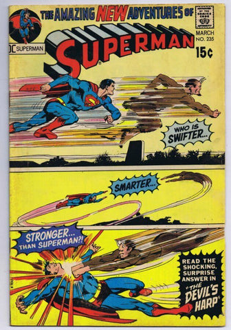 Superman #235 ORIGINAL Vintage 1971 DC Comics 