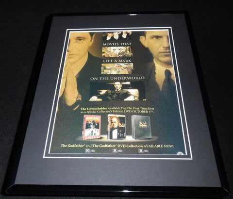 Godfather & The Untouchables 2004 Framed 11x14 ORIGINAL Vintage Advertisement