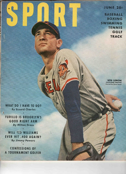 June 1950 Sport Magazine Bob Lemon Ezzard Charles Ted Williams