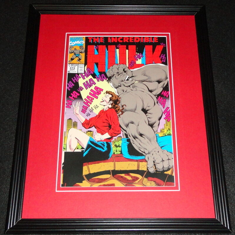 Incredible Hulk #373 Marvel Framed Cover Photo Poster 11x14 Official Repro