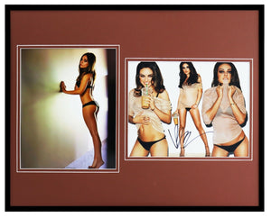 Mila Kunis Signed Framed 16x20 Lingerie Photo Set That 70s Show