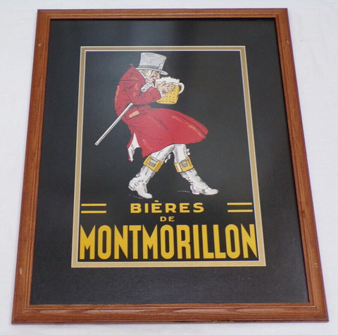 Bieres De Montmorillon Beer 22x27" Framed Poster Art 