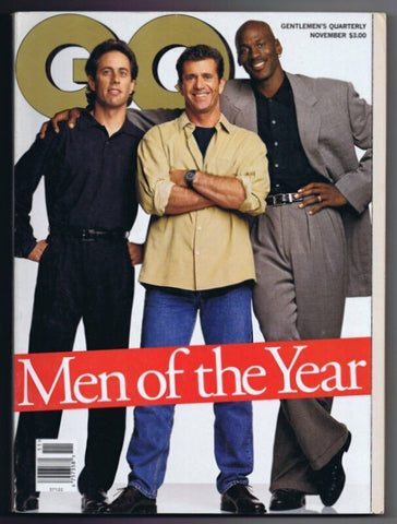 ORIGINAL Vintage November 1996 GQ Magazine Michael Jordan Jerry Seinfeld Gibson